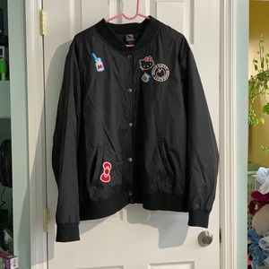 SANRIO HELLO KITTY PATCH BOMBER JACKET